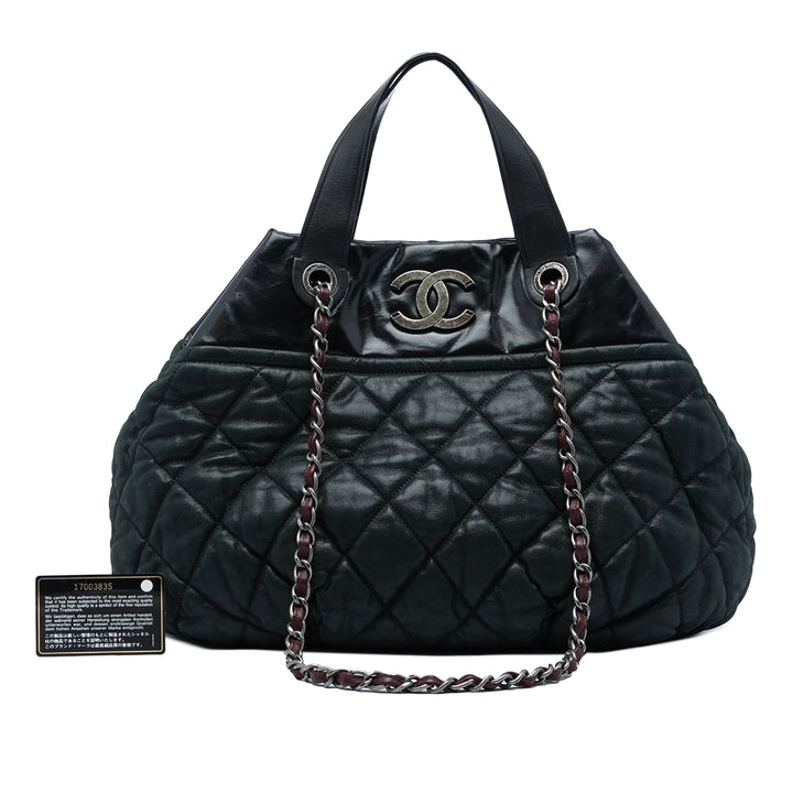 Chanel Large Matelassé Iridescent Cuir de veau In The Mix Sac