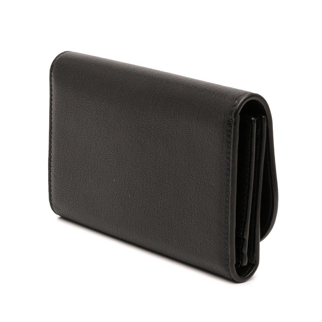 Dior Cuir de chèvre Saddle Portefeuille long