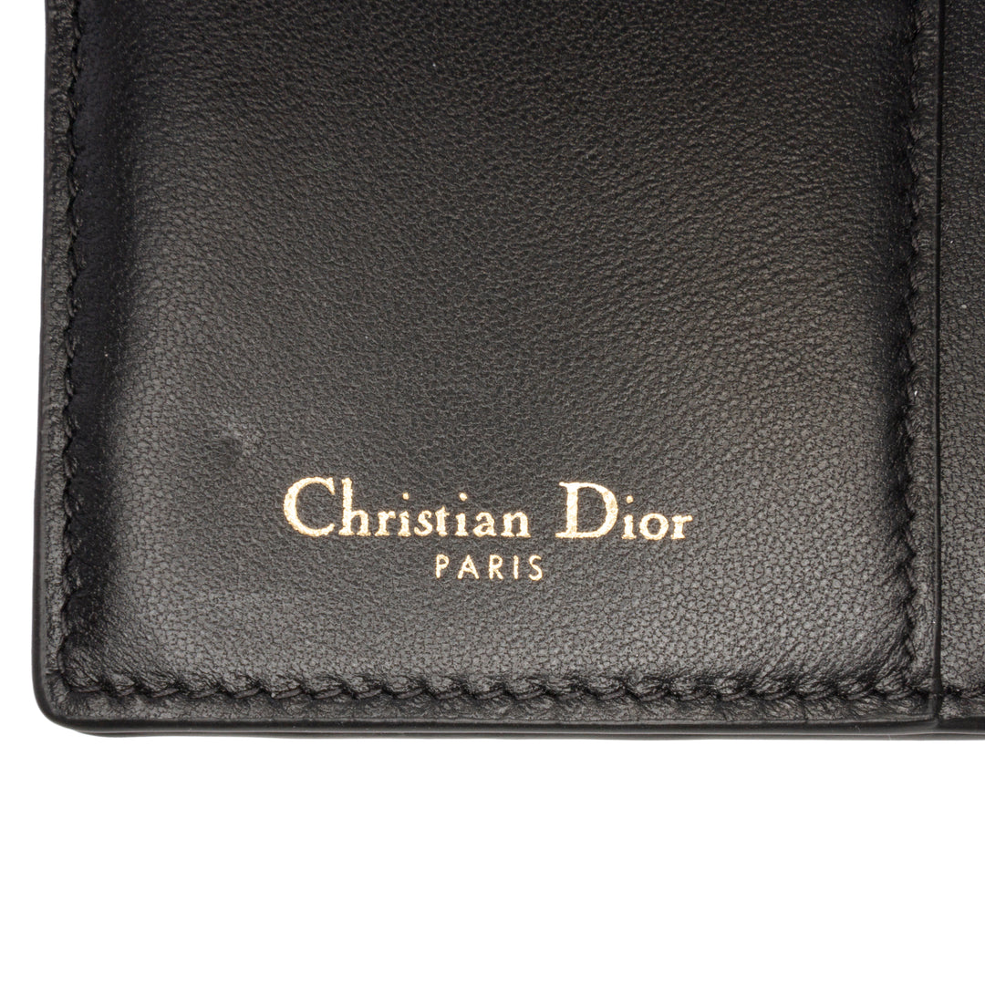Dior Cuir de chèvre Saddle Portefeuille long