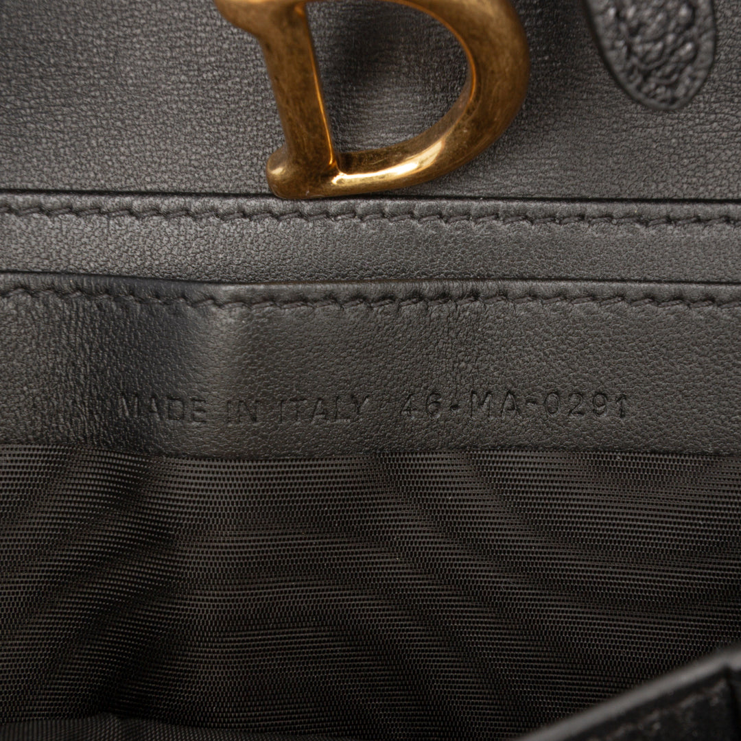 Dior Cuir de chèvre Saddle Portefeuille long