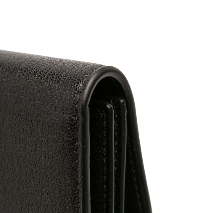 Dior Cuir de chèvre Saddle Portefeuille long