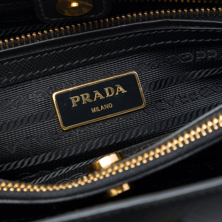Lux Galleria Sac Moyen Saffiano Noir
