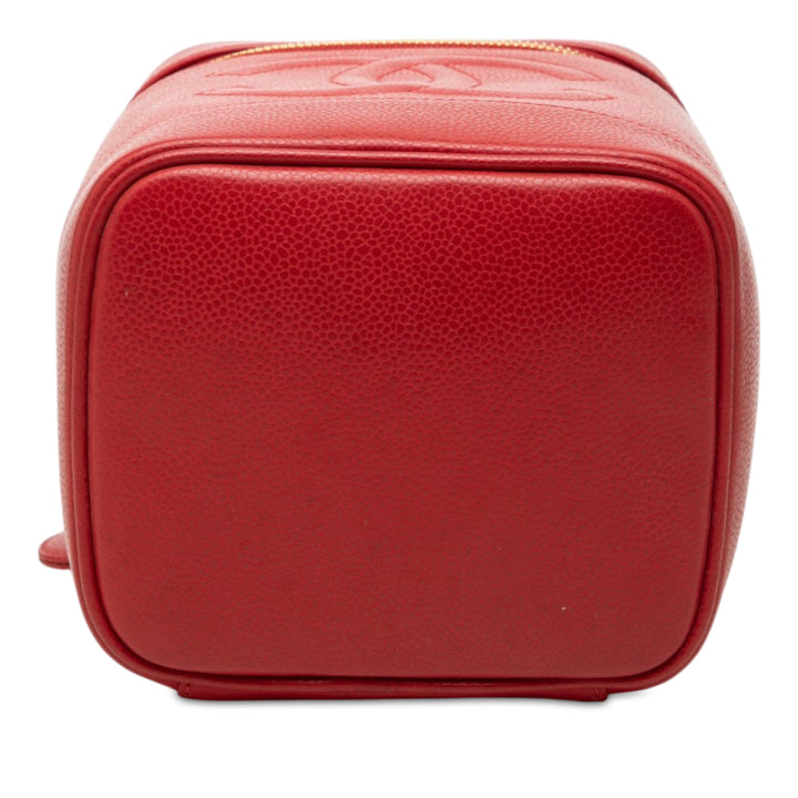 CC Vanity Cuir caviar Rouge