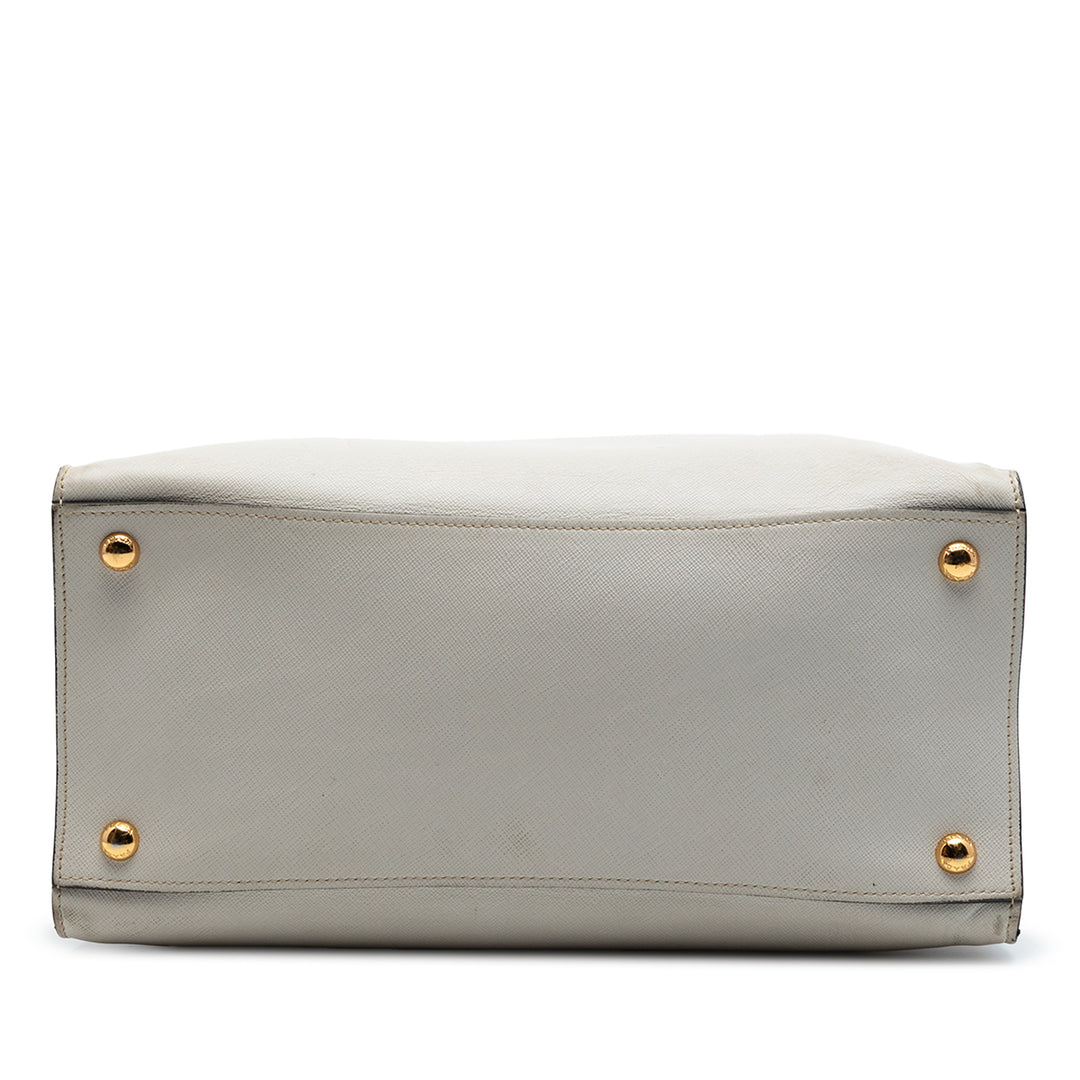 Prada Saffiano Soft Triple Pocket Cabas