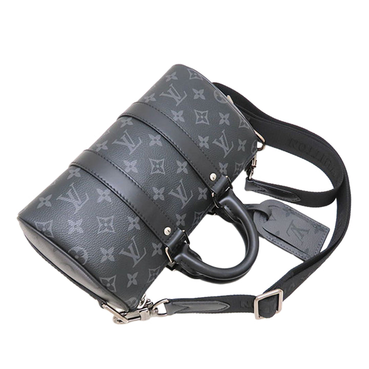 Reverse Keepall Bandouliere 25 Monogram Eclipse Noir