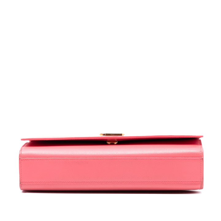 Saint Laurent Medium Grain De Poudre Monogram Kate Sac porté croisé