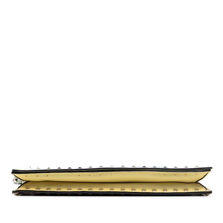 Valentino Tricolor Rockstud Wristlet Pochette