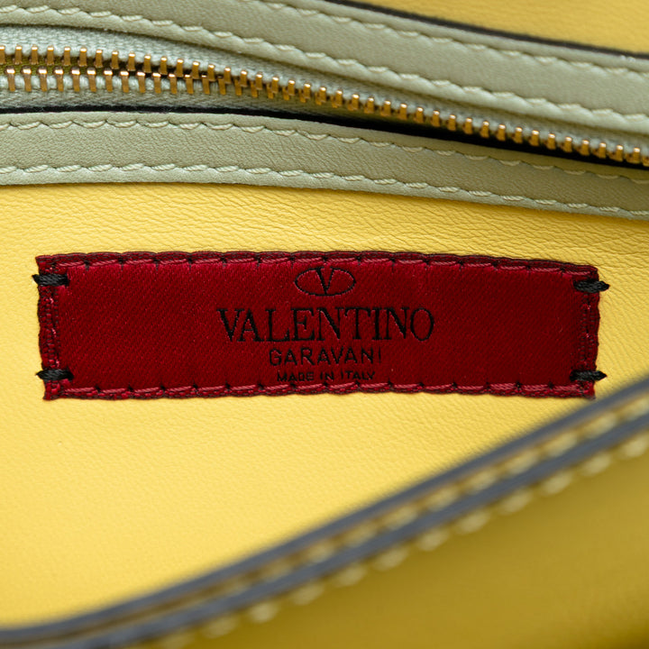 Valentino Tricolor Rockstud Wristlet Pochette