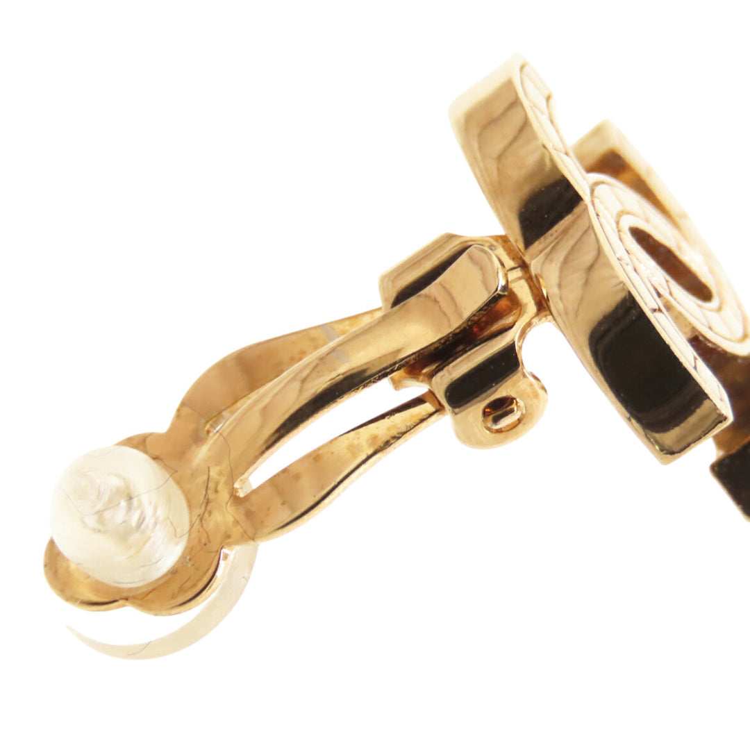 Chanel plaqué CC Clip on Boucles d’oreilles