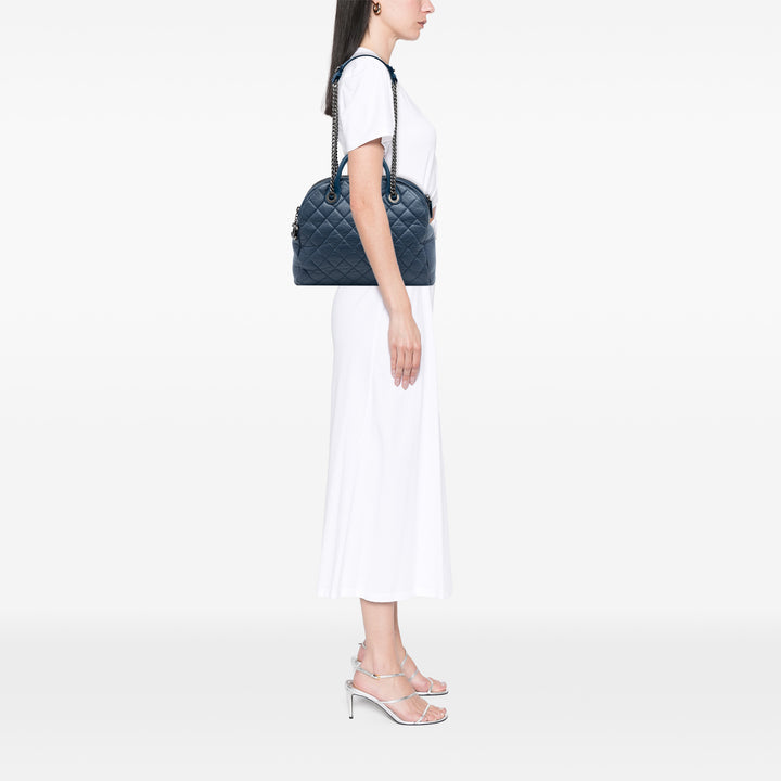 Chanel CC Matelassé vieilli Sac bowling Cuir de veau