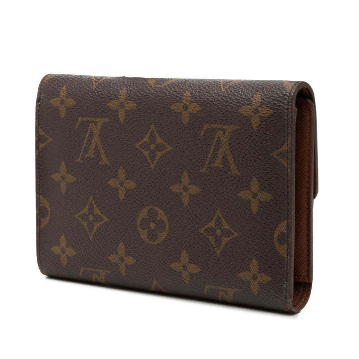 Louis Vuitton Porte Tresor Etui Papiers Portefeuille Monogram Marron – vue 2 – GABY PARIS
