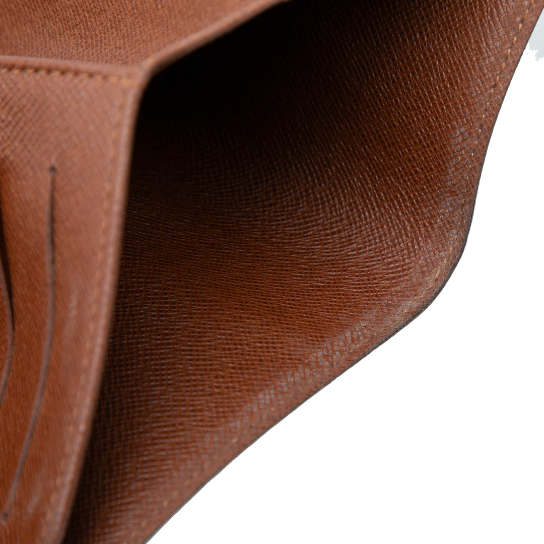 Louis Vuitton Porte Tresor Etui Papiers Portefeuille Monogram Marron – vue 6 – GABY PARIS