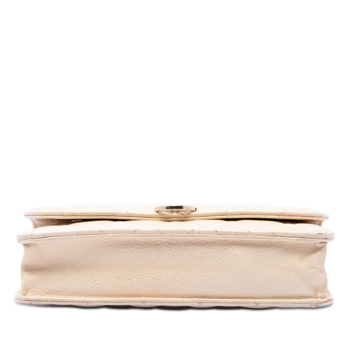 Chanel Rond CC Matelassé Cuir de veau Flip Lock Wallet on Chain