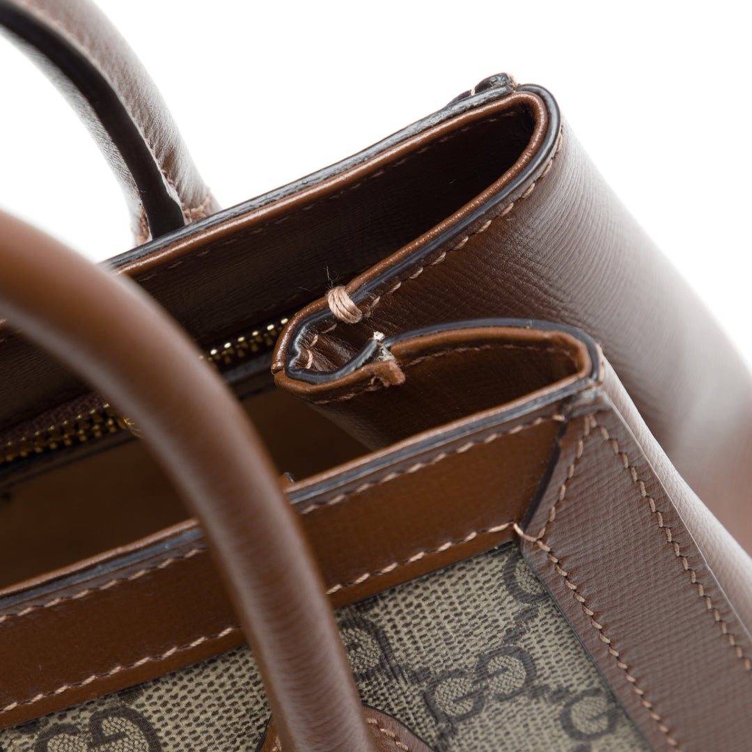 Gucci Small GG Supreme Web Jackie 1961 Cabas
