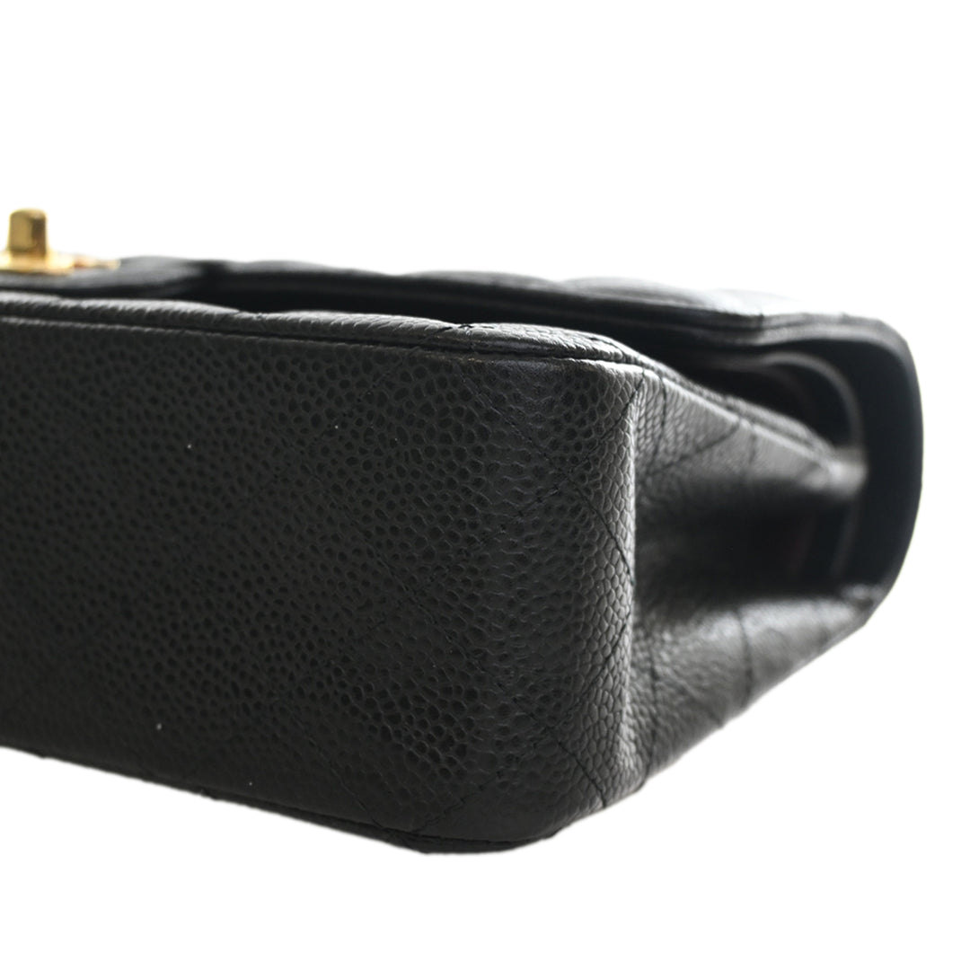 Chanel Medium Classic Caviar Double rabat
