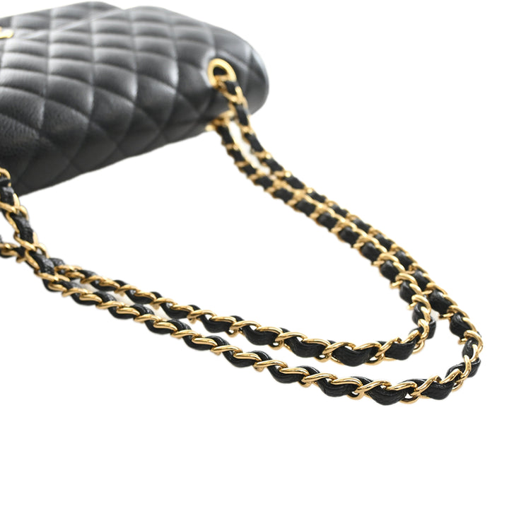 Chanel Medium Classic Caviar Double rabat