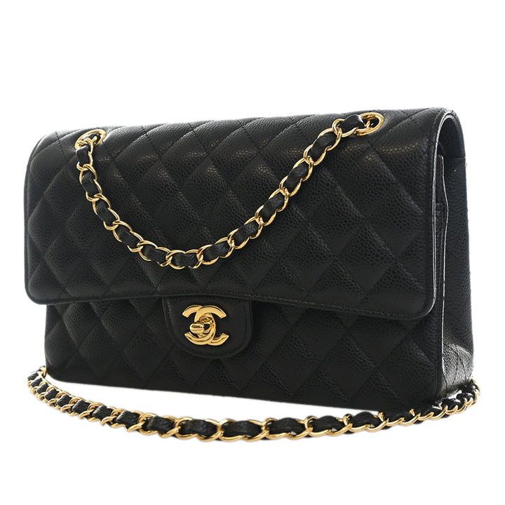 Chanel Medium Classic Caviar Double rabat