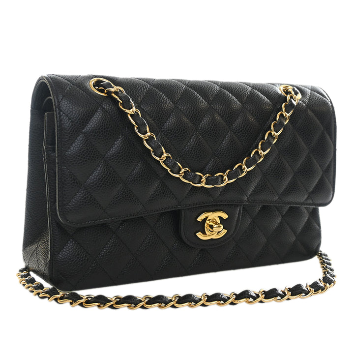 Chanel Medium Classic Caviar Double rabat