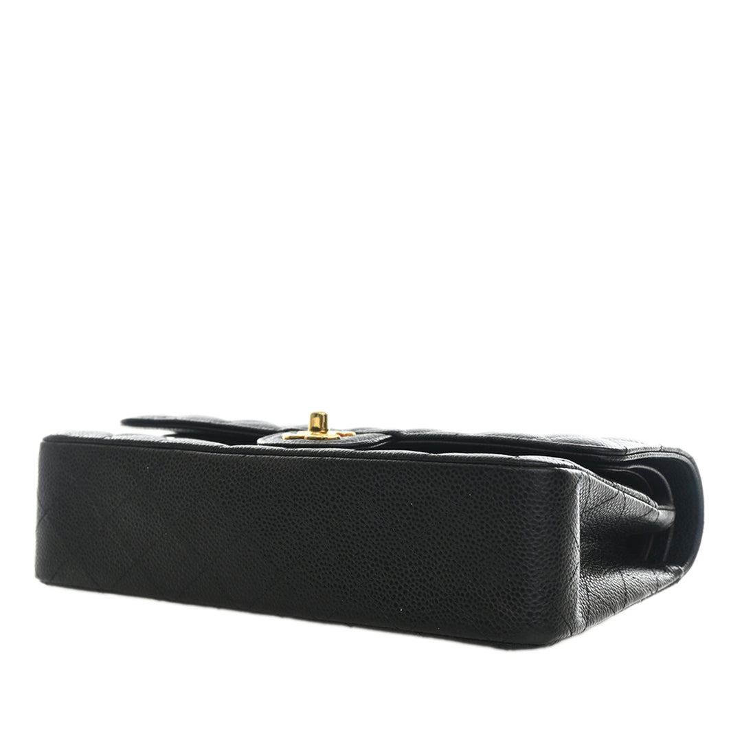 Chanel Medium Classic Caviar Double rabat