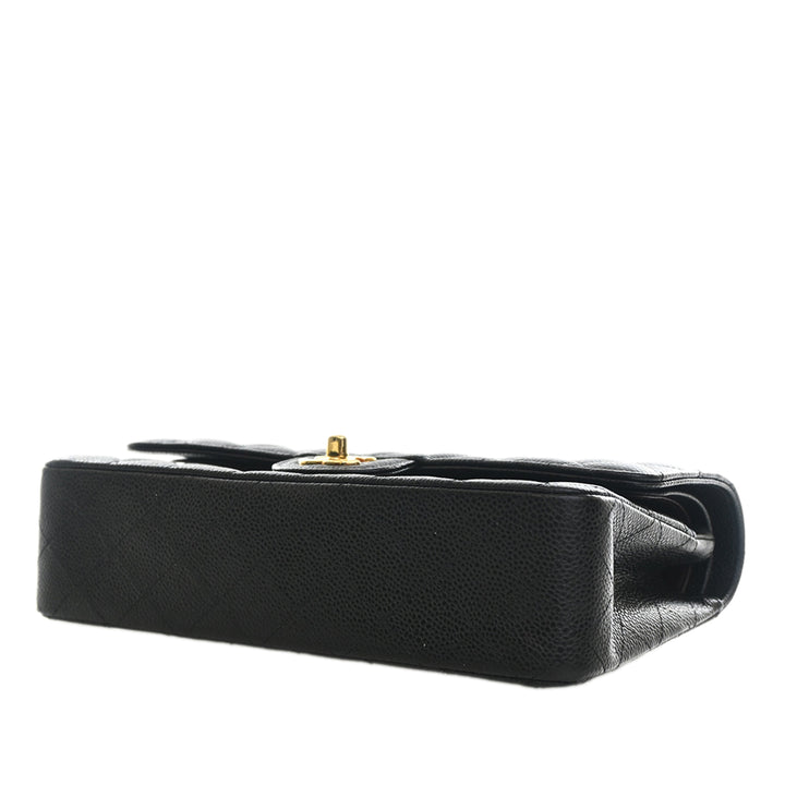 Chanel Medium Classic Caviar Double rabat