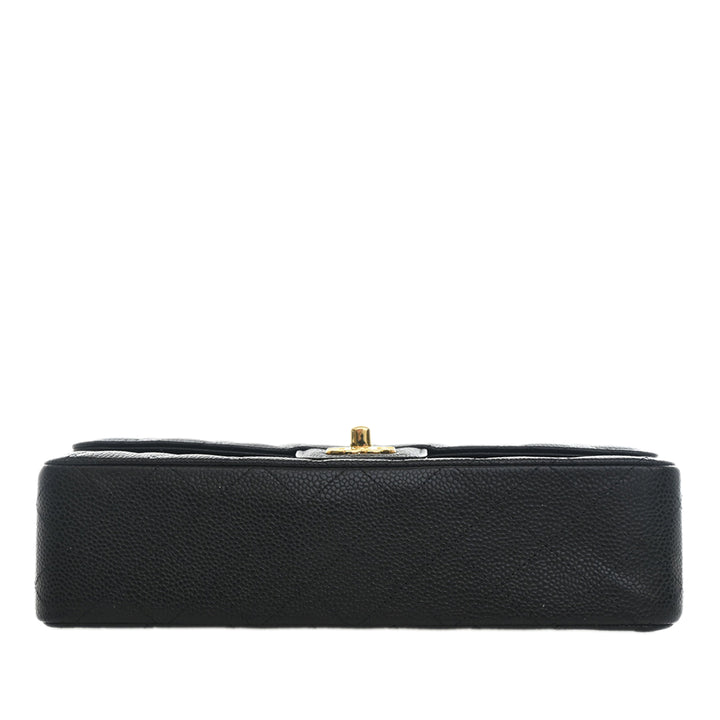 Chanel Medium Classic Caviar Double rabat