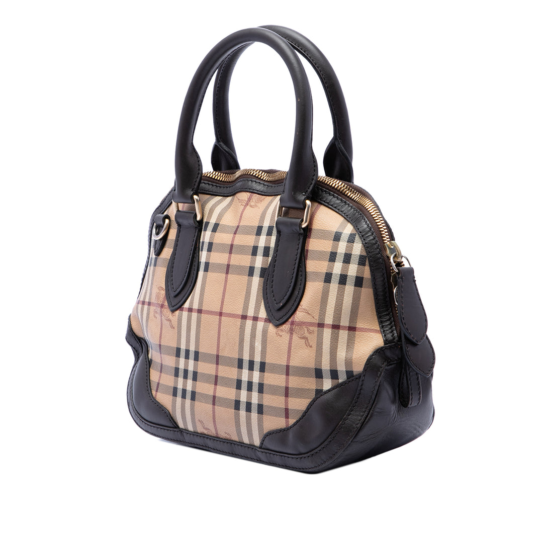 Haymarket Check Orchard Sac bowling Petit Toile enduite Beige