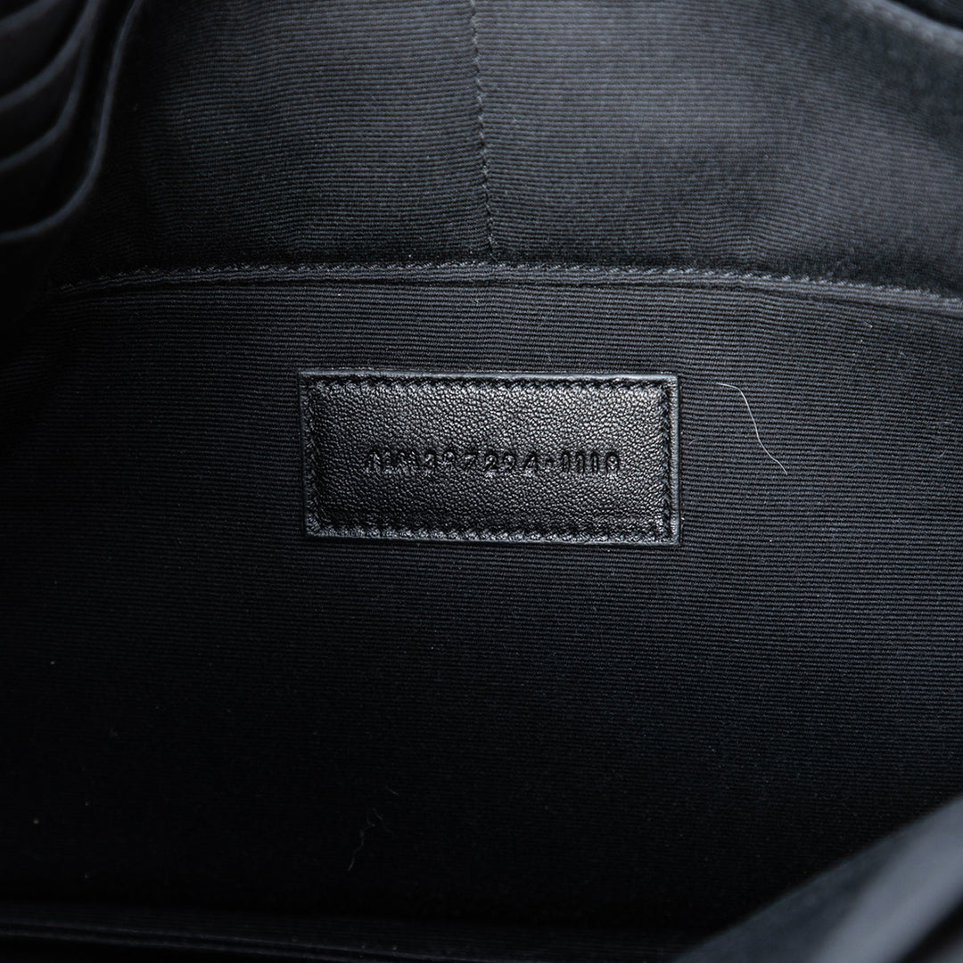 Saint Laurent Grained Cuir Zip Pochette