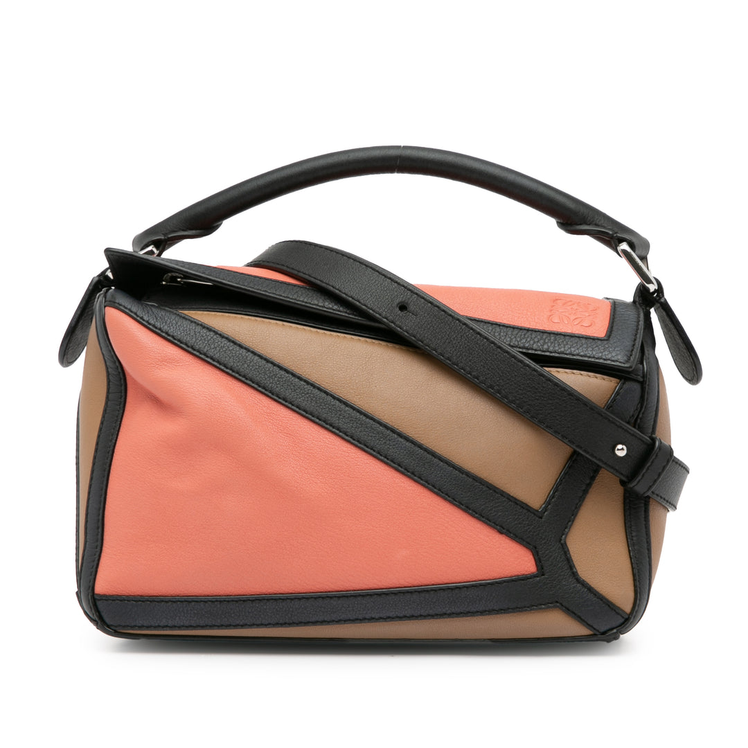 Small Graphic Puzzle Bag Orange - Gaby Paris