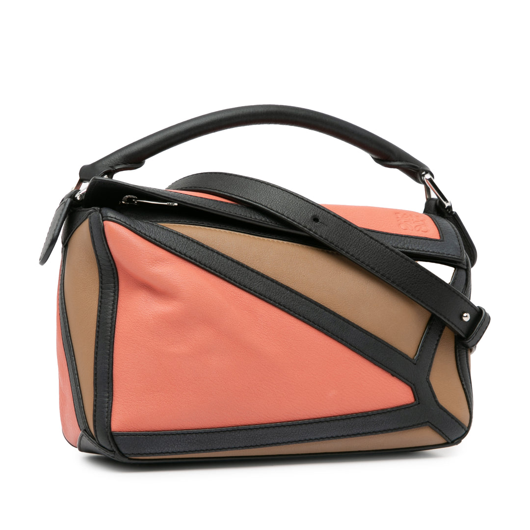 Small Graphic Puzzle Bag Orange - Gaby Paris