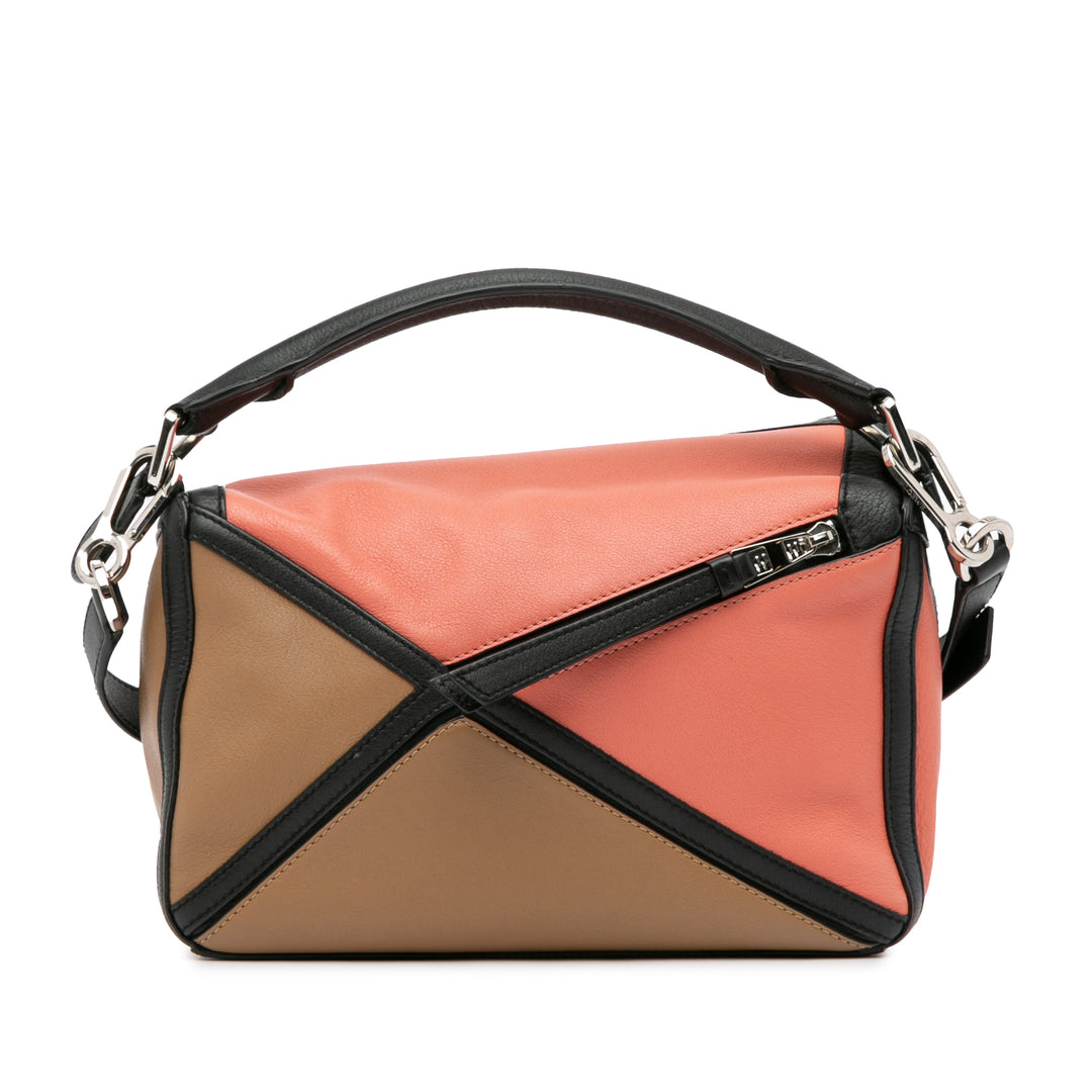 Small Graphic Puzzle Bag Orange - Gaby Paris