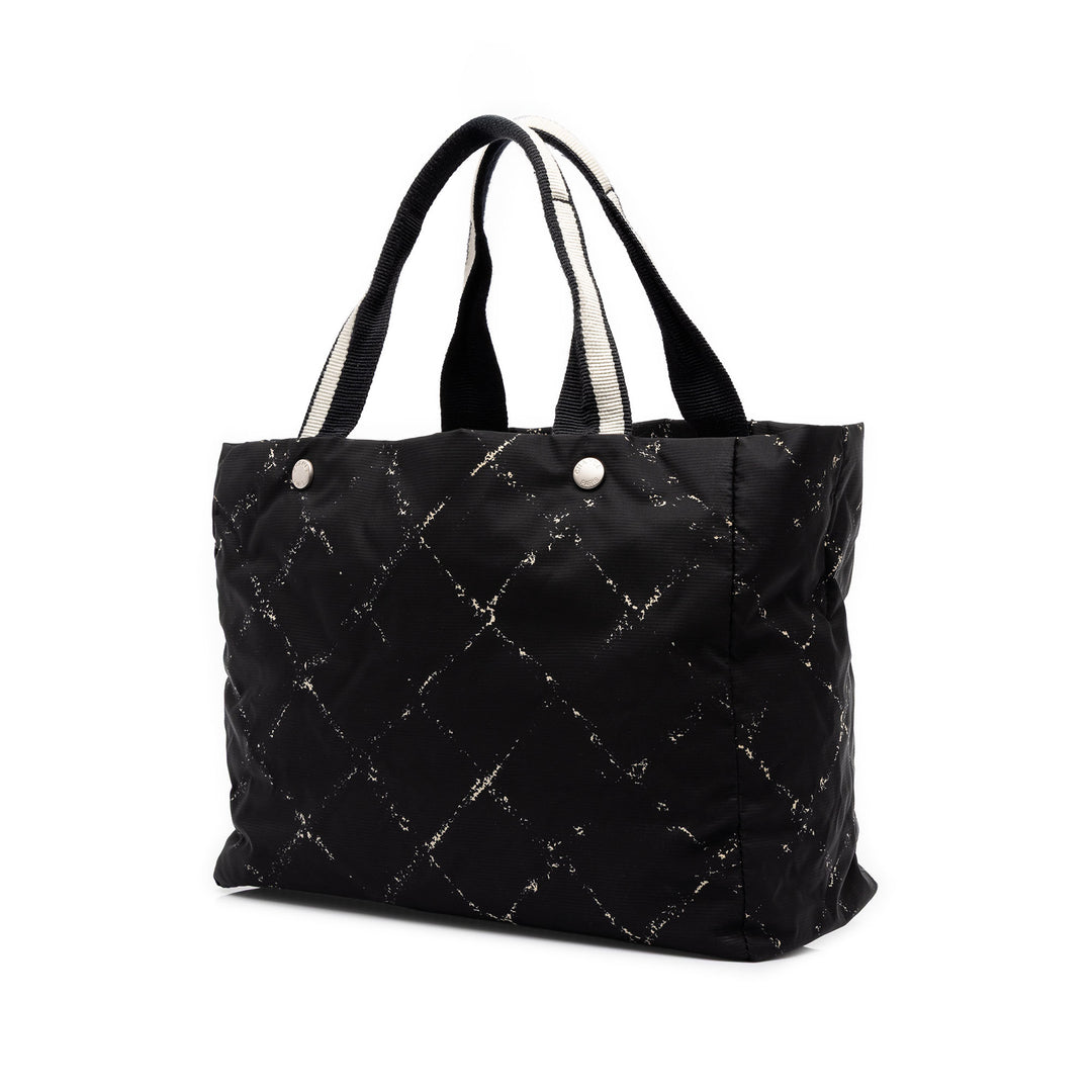 Chanel Old Travel Line Cabas Noir