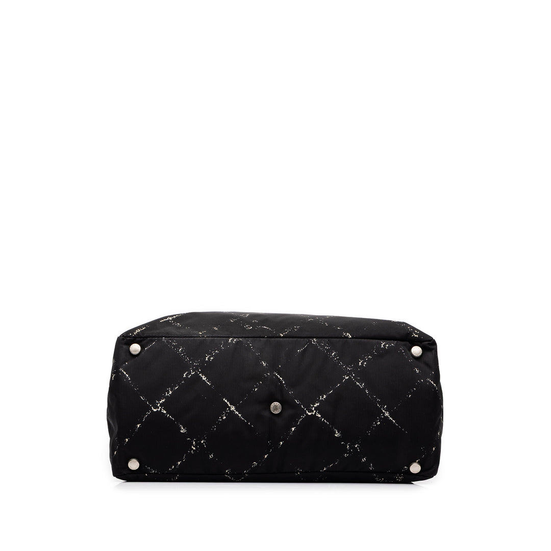 Chanel Old Travel Line Cabas Noir