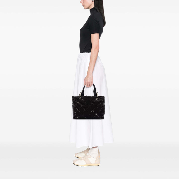 Chanel Old Travel Line Cabas Noir