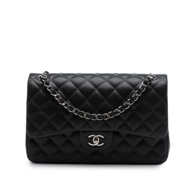Chanel Jumbo Classic Cuir d'agneau Double rabat