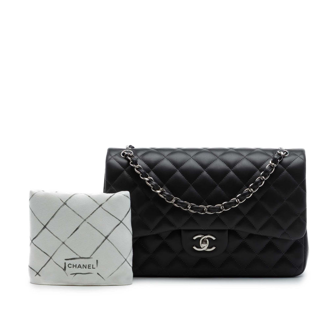 Chanel Jumbo Classic Cuir d'agneau Double rabat