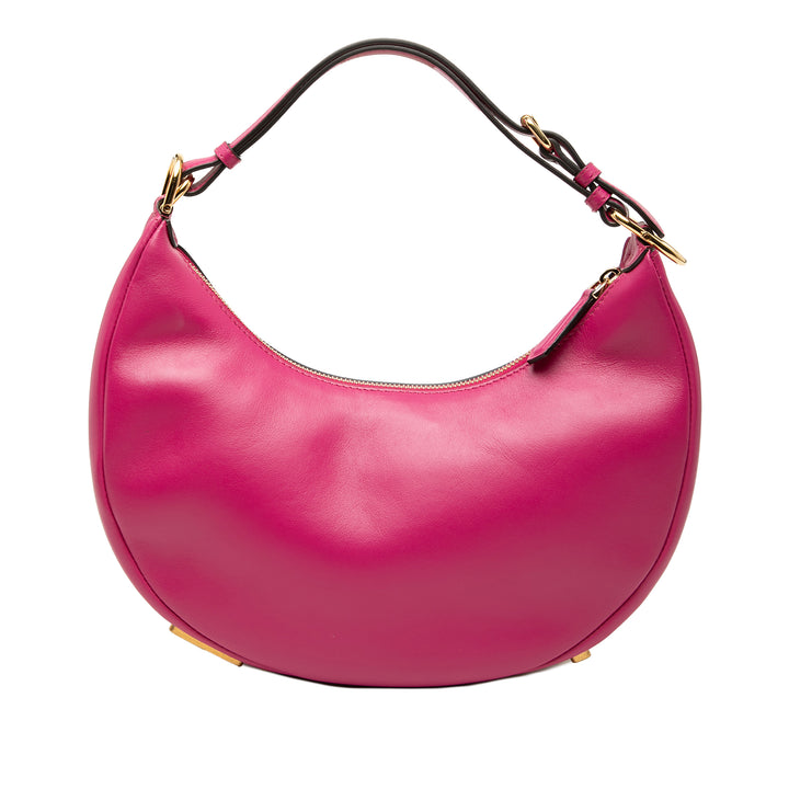 Fendi Sac porté épaule Fendigraphy Hobo Petit Rose – vue principale – GABY PARIS
