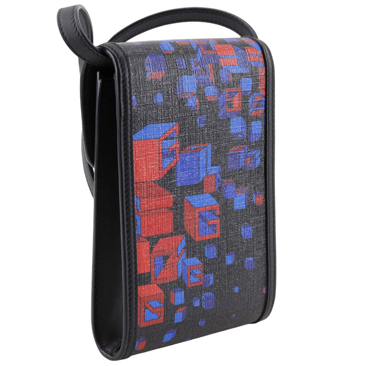 Carré G Space Étui téléphone Toile enduite Noir