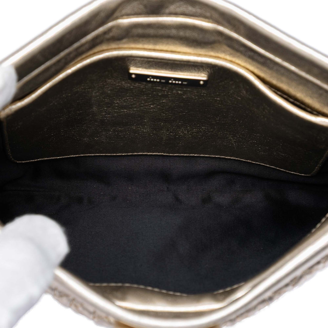 Miu Miu Matelasse Nappa Frame Cristal Chain Sac bandoulière