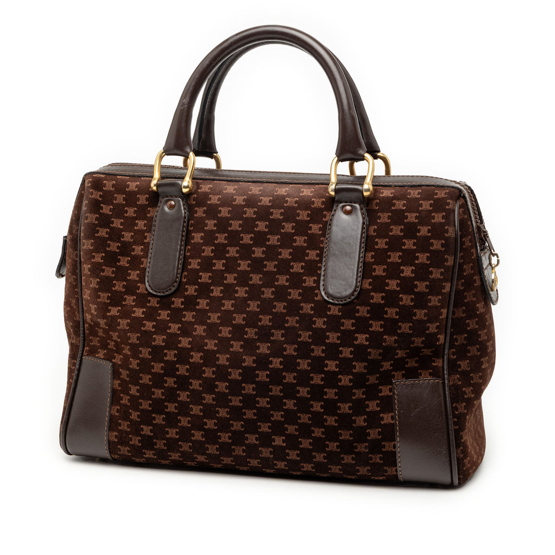 Celine Macadam Daim Boston Sac