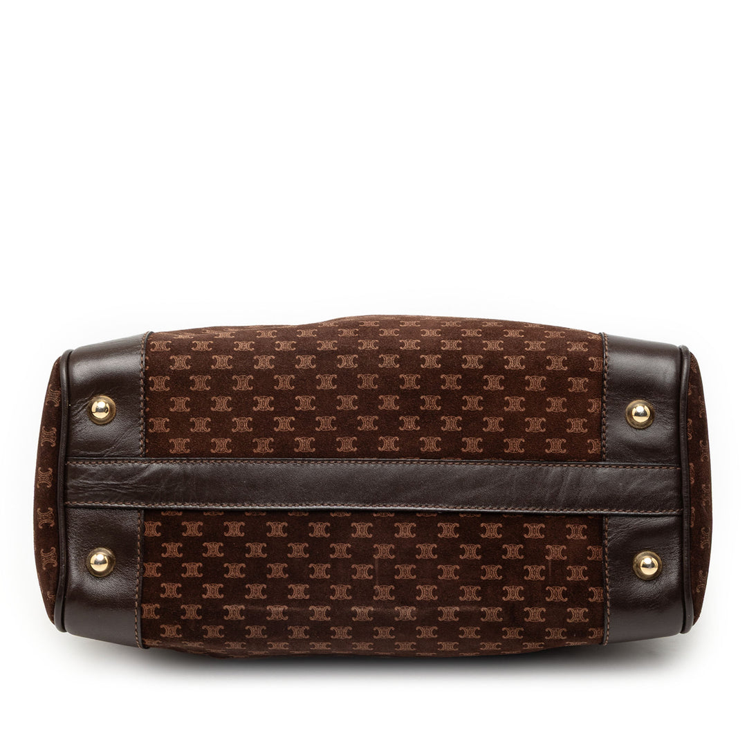 Celine Macadam Daim Boston Sac