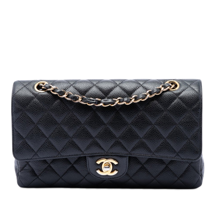Chanel Medium Classic Caviar Double rabat