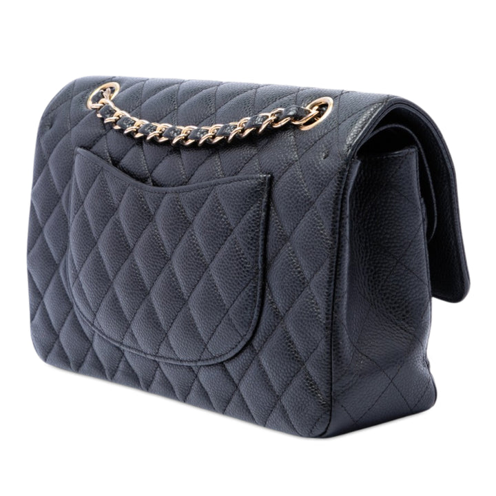 Chanel Medium Classic Caviar Double rabat