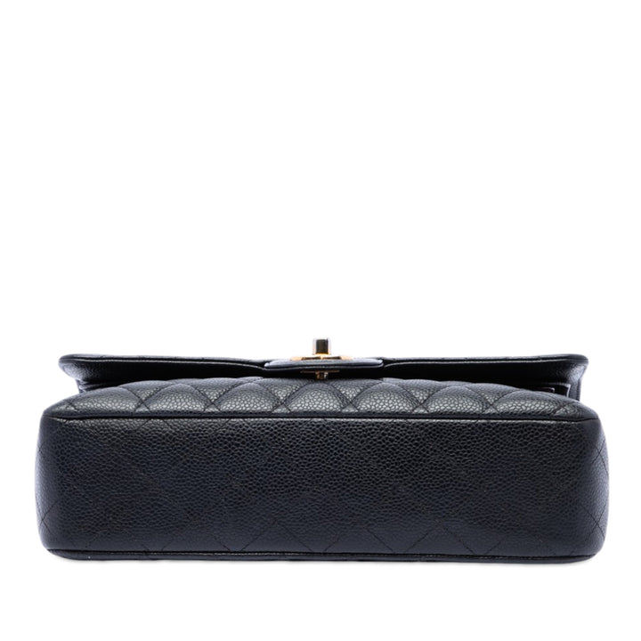 Chanel Medium Classic Caviar Double rabat