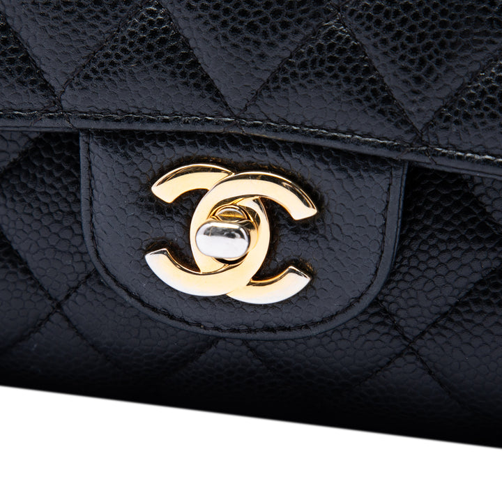 Chanel Medium Classic Caviar Double rabat