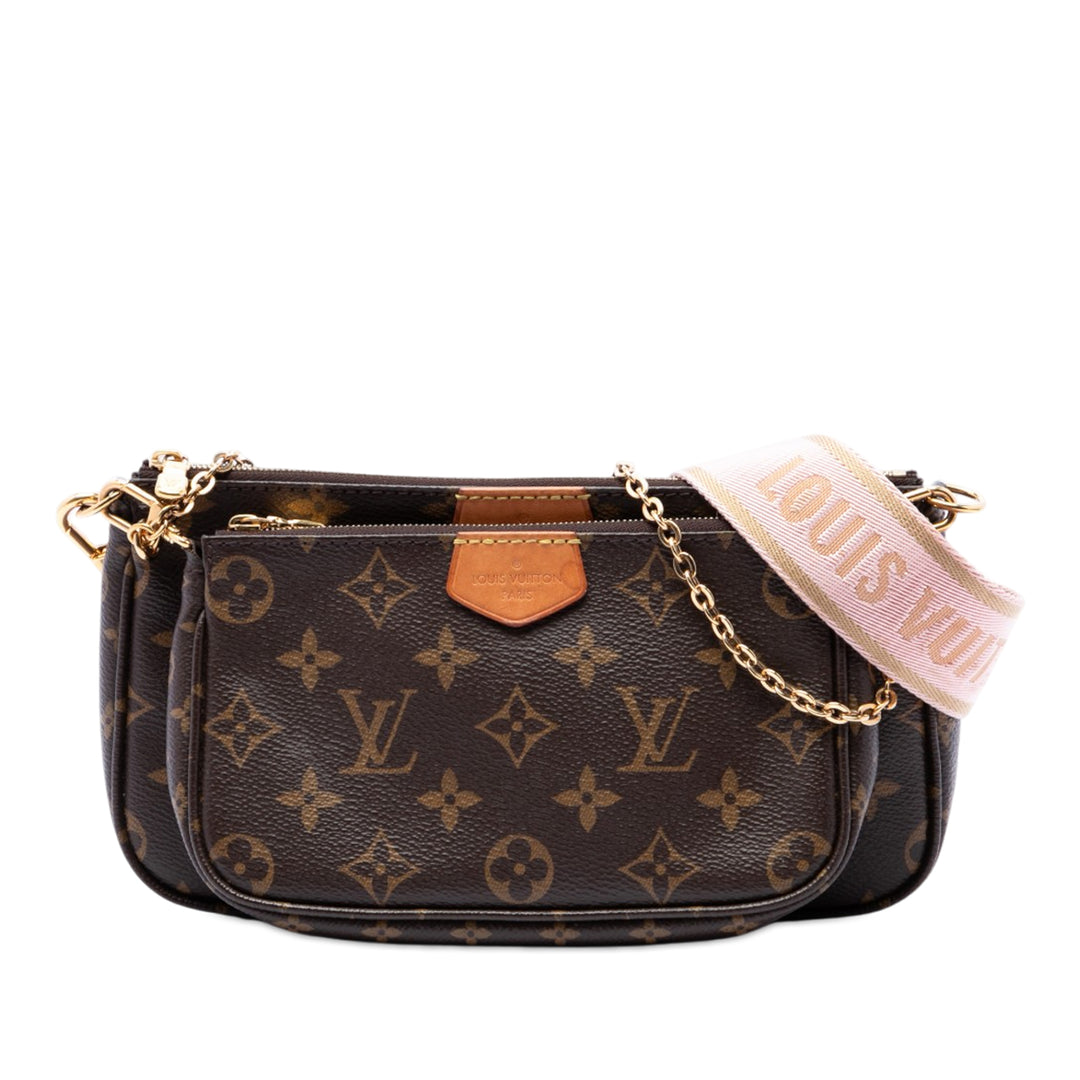 Louis Vuitton Pochette Multi Accessoires Monogram Marron – vue principale – GABY PARIS
