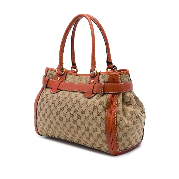 Gucci GG Running Cabas Beige – vue 2 – GABY PARIS