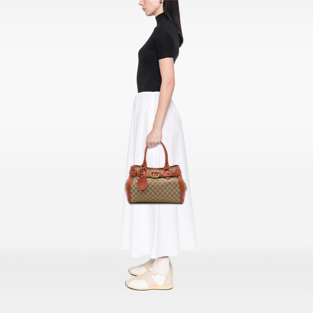 Gucci GG Running Cabas Beige – vue 6 – GABY PARIS