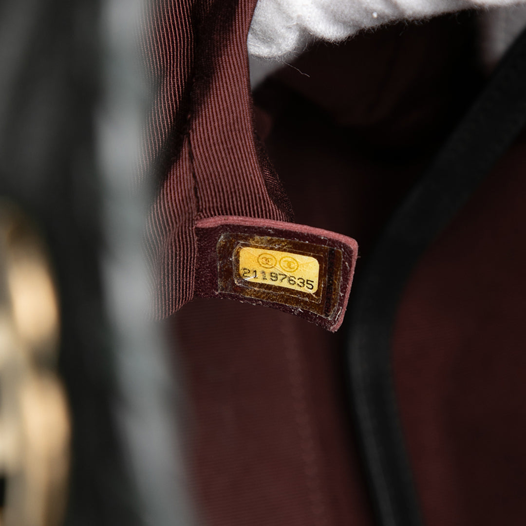 Chanel CC Matelassé Iridescent Cuir de veau Happy Stitch Cabas