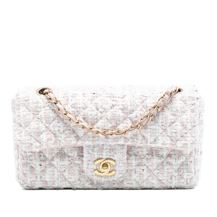 Chanel Medium Classic Tweed Simple rabat