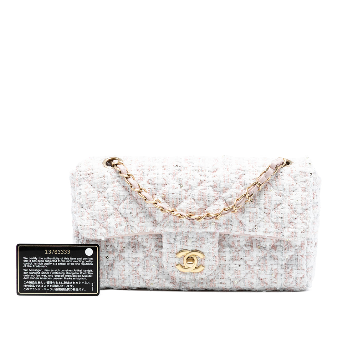 Chanel Medium Classic Tweed Simple rabat